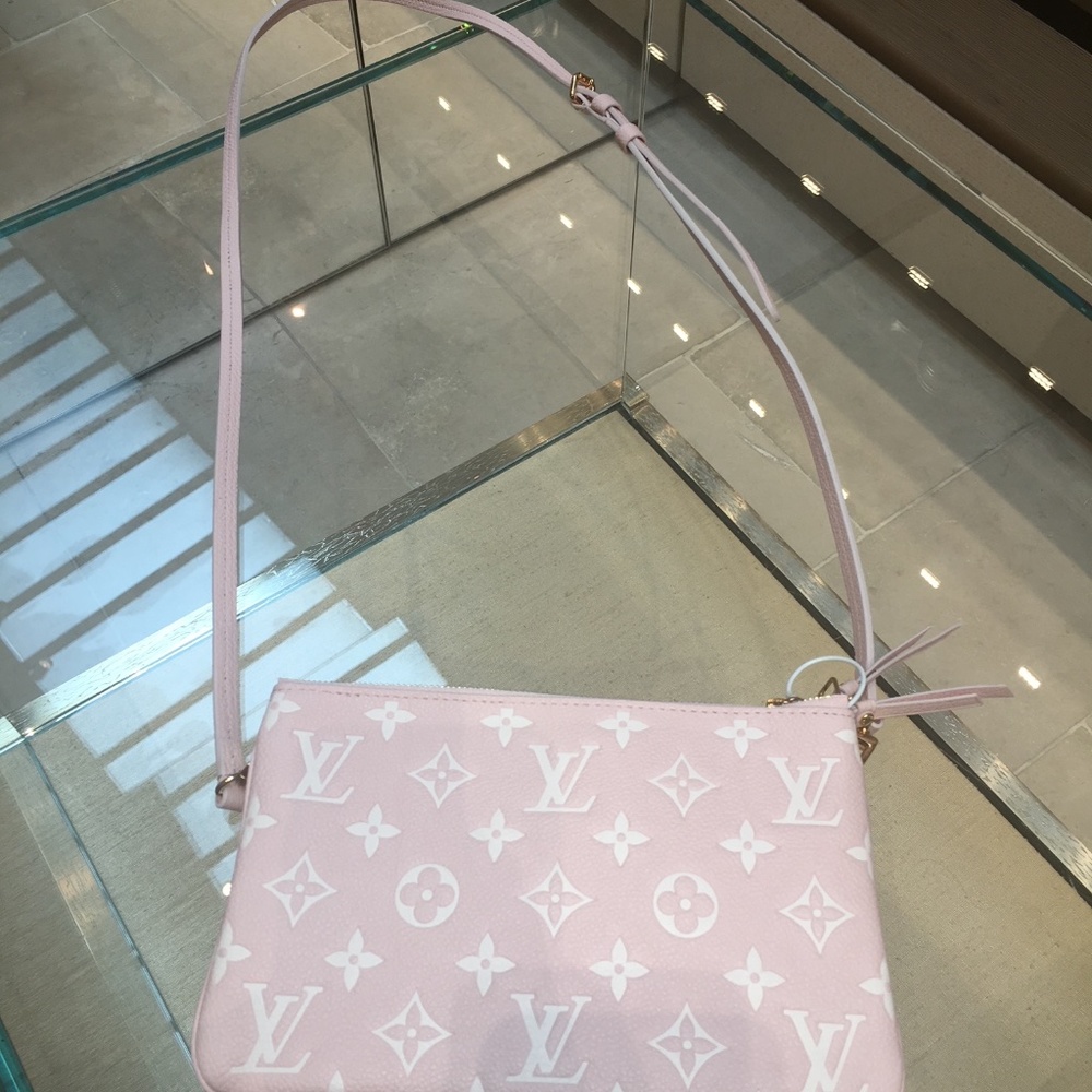 Louis Vuitton Empreinte Double Zip Pochette Candy Pink Limited Edition Brand New - Picture 2 of 6